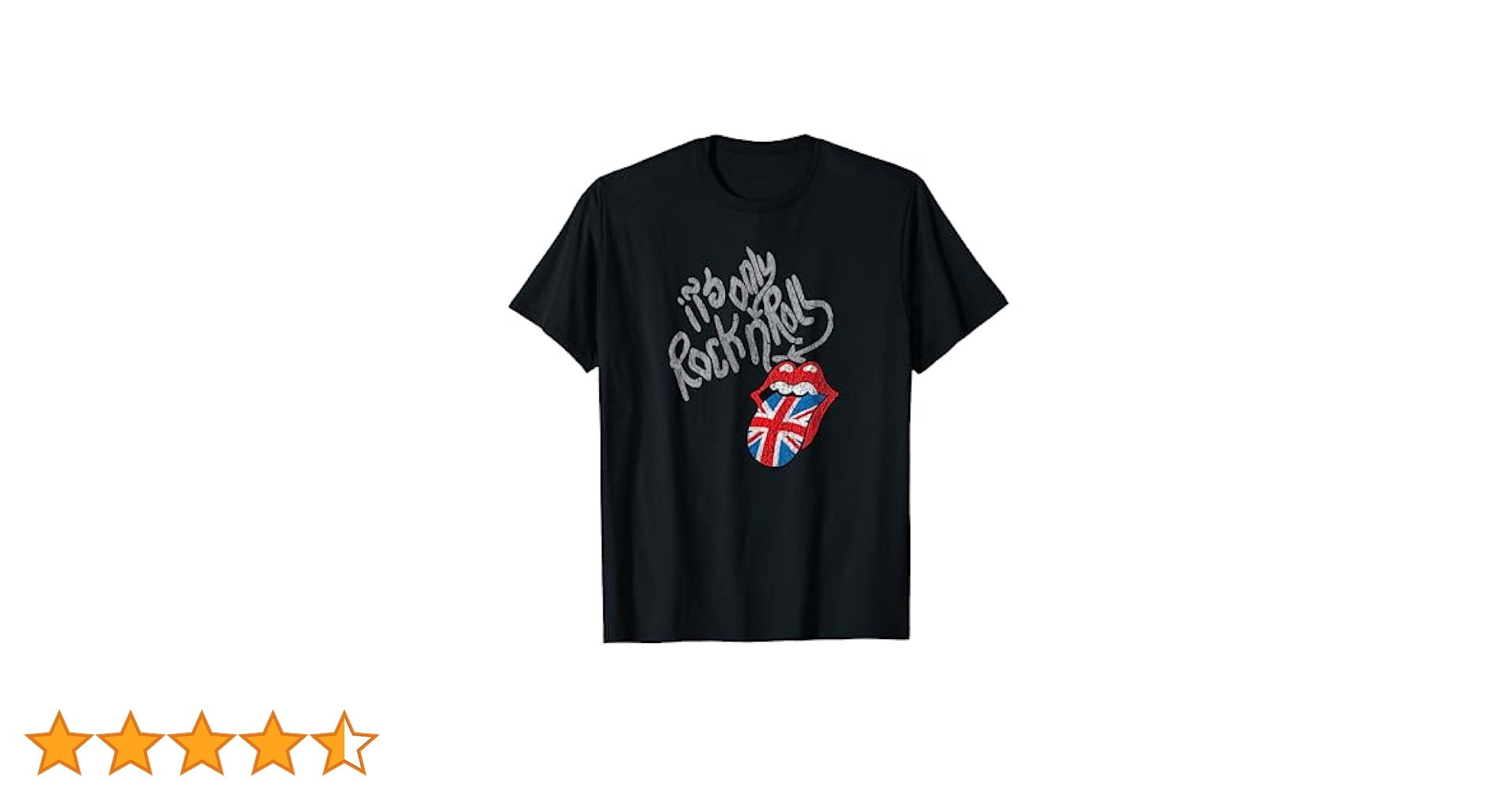 ローリングストーンズ ブラック Tシャツ・カットソー M ローリングストーンズ 美品! 半袖Tシャツ カットソー ブラック